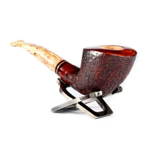 Pipe DMP Light bent Dublin, XL size, glossy/sandblast finish