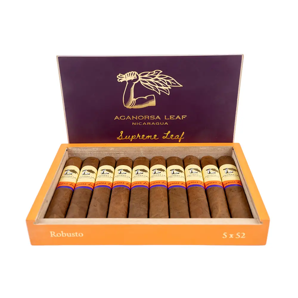 Aganorsa Leaf Supreme Leaf Robusto 5 x 52 - Slika 2