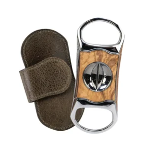 Cigar Cutter Brizard V – Antique Olive & Wood