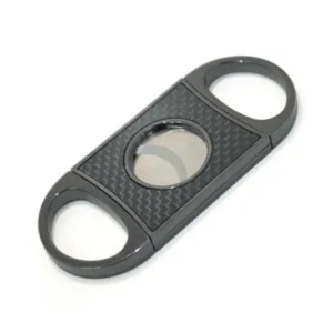 Cigar Cutter S Black + Wood Carbon R-56
