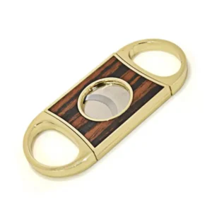 Rezač cigara S Zlatni + Drvo R-56