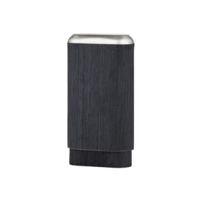 Cigar Case Angelo 3 Cigars - Black veneer wood R-56