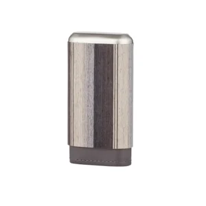 Cigar Case  Angelo 3 Cigars - Veneer Wood & Leather R-56