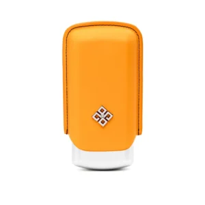 Alestimo Cigar Case – Orange Leather