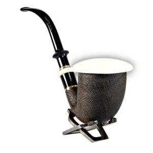 DMP Pipe CE-053/26 Calabash — Artistic Ceramic bowl, XXL size, sandblast finish